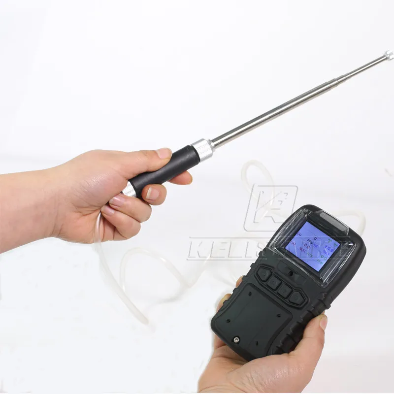 Portable multi gas detector CO CH4 H2S O2 4 gas detector