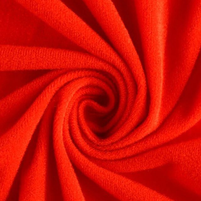 Warp Knitted 100% Polyester Tricot Brushed Loop Pile Nylex Fabric