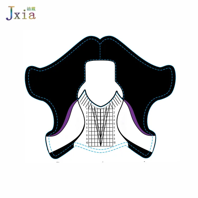  Jiexia пользовательская поддержка салонный УФ гель наконечник удлинитель инструменты прозрачный ПВХ пластиковые формы для ногтей