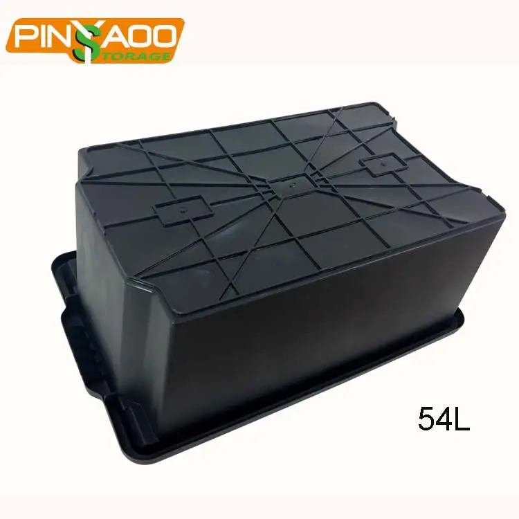 Rugged Design 54L Recycled Plastic Storage Crate