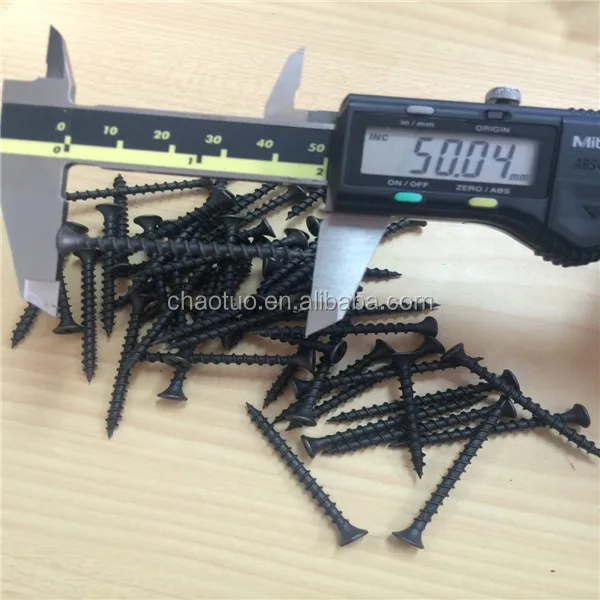 
China factory produce black MDF screw drywall screw gypsum screw with low price 