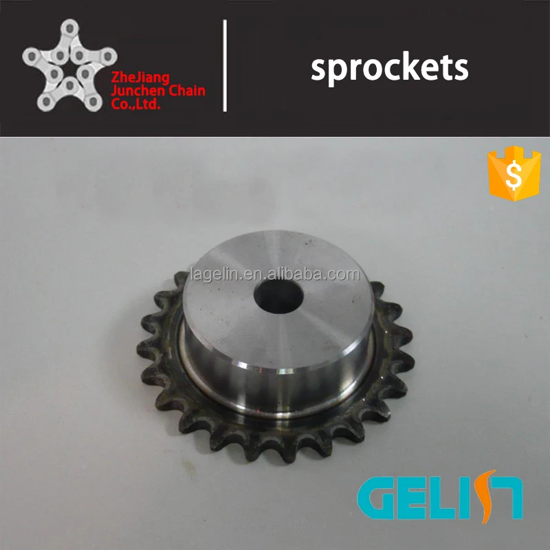 Made by cnc machine standard teeth heat treatment roller chain sprockets
