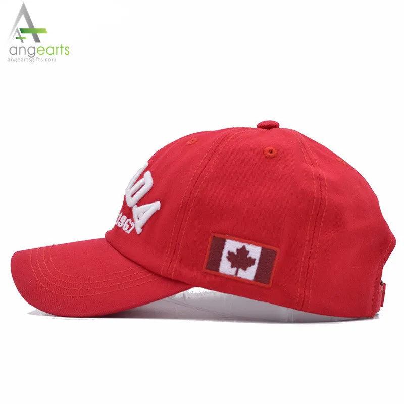 Cotton Gorras Canada Baseball Cap Flag Of Canada Hat Snapback Adjustable Mens Baseball Caps Brand Snapback Hat