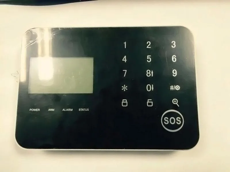 New products touch screen gsm wireless home phone 99 wireless and 4 wired zones