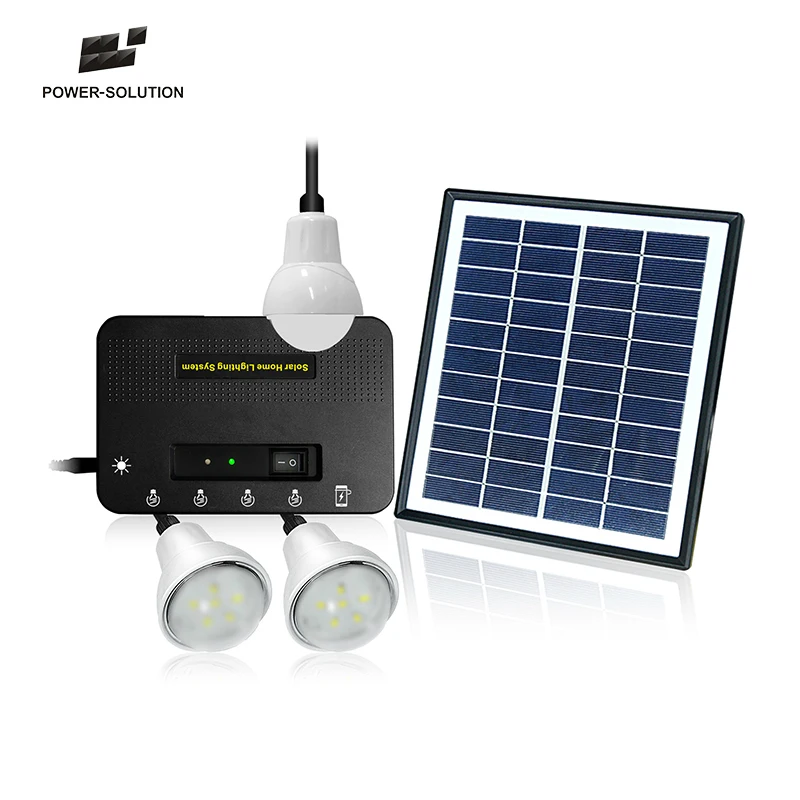 Bateria 5.2Ah Li-ion kit de energia solar panel solar 4W para casa