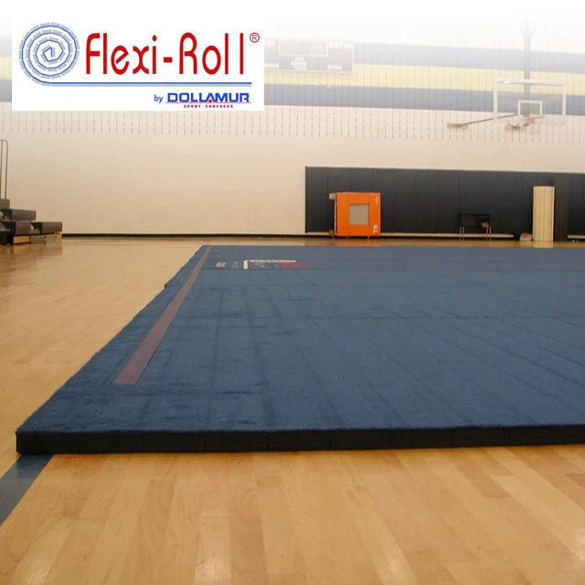IWUF Approved New Wushu mat/folding floor mat/Flexi Roll Wushu Taolu Mat