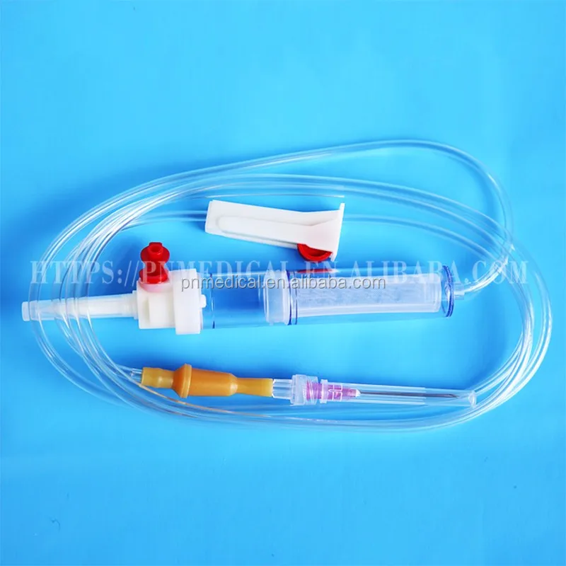 Китайский одноразовый медицинский дешевый набор для переливания крови с иглой