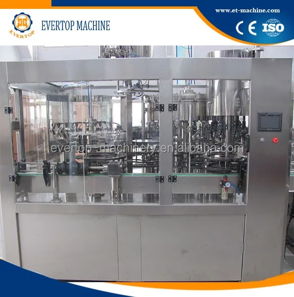 2 In 1 Automatic Glass Bottle Filling Equipment for Beer/Soda Water/Coca cola