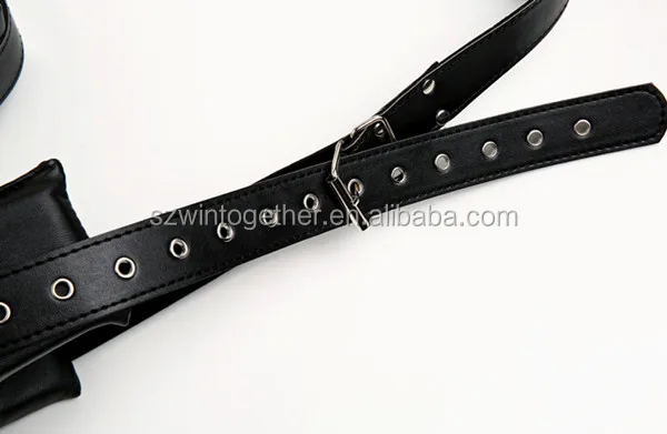 latex women bondage wear bdsm bondage kits for hand leg neck