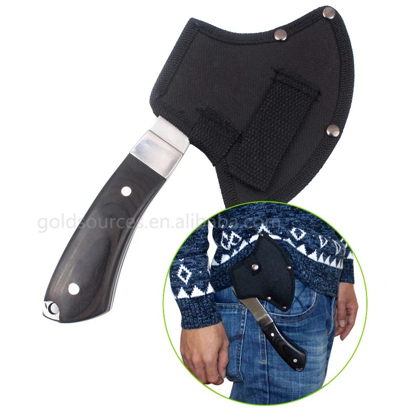 Wholesale high hardness wooden multifunctional hand tool tactical fireman axe