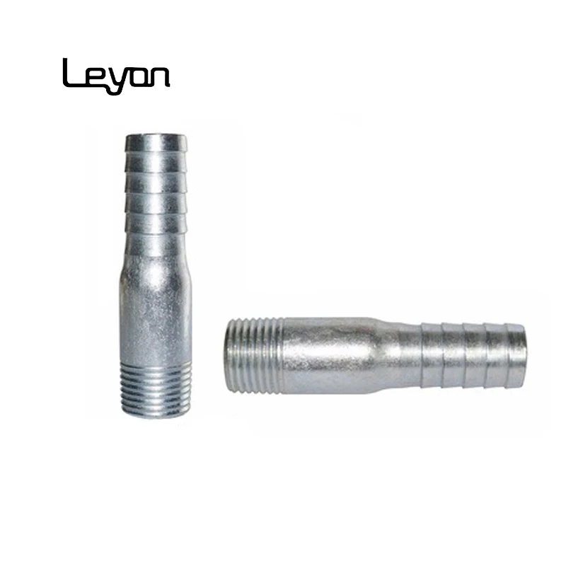 galvanized a105 forged socket fittings swage nipple bspt sch40 carbon steel hydraulic adapter /pipe nipples