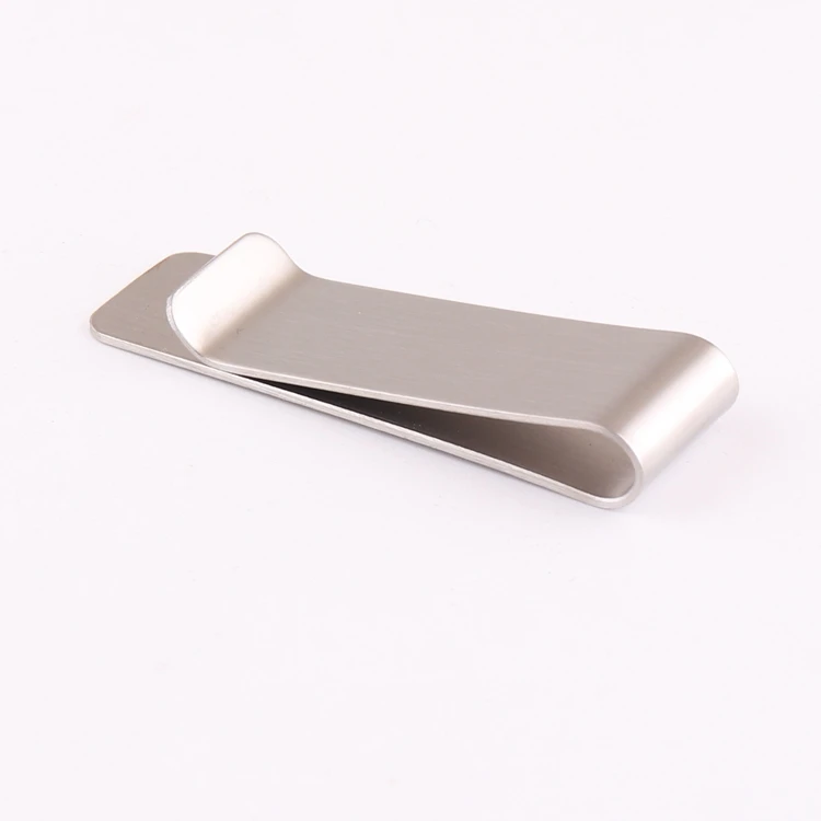 bulk price 50mm metal blank stainless steel wallet money clip wholesale