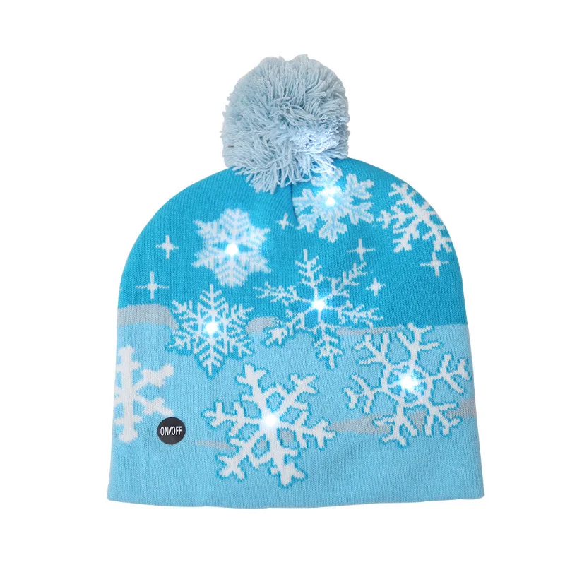 2020 хит продаж, Рождественская шапка с мерцающим светодиодом, три режима