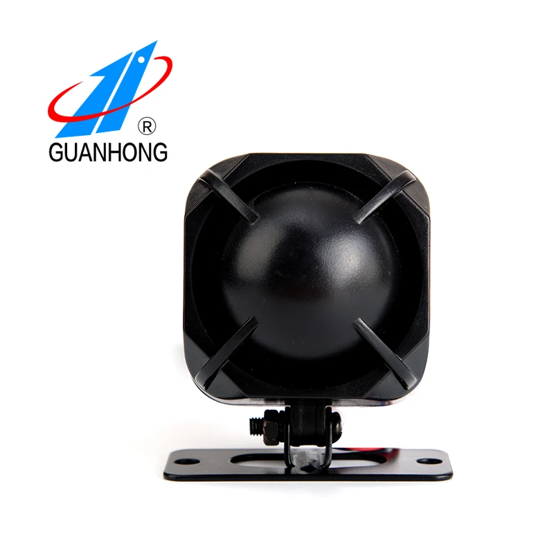 Electronic siren 12V 20w  1 or 6 tone sound ABS car alarm siren