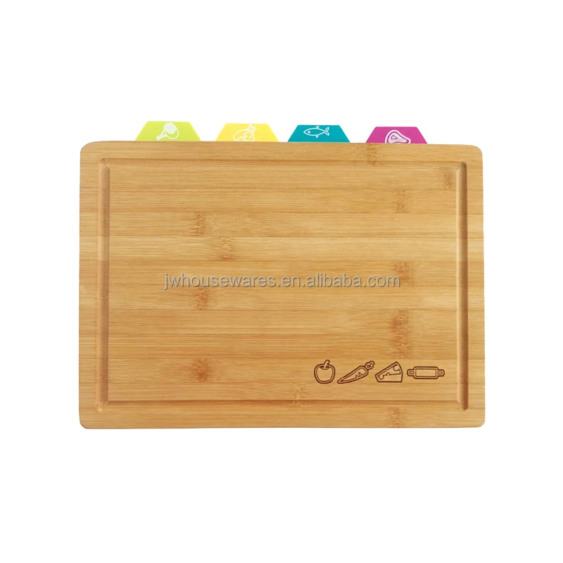 New product bamboo pp cutting chopping board set