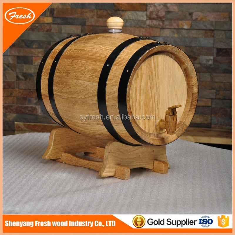 Custom Decoration 3L Oak Barrels Red Wine Barrel For Sale