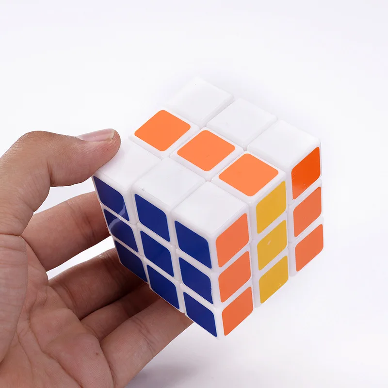 57mm white color magic cube puzzle/ funny speed cube