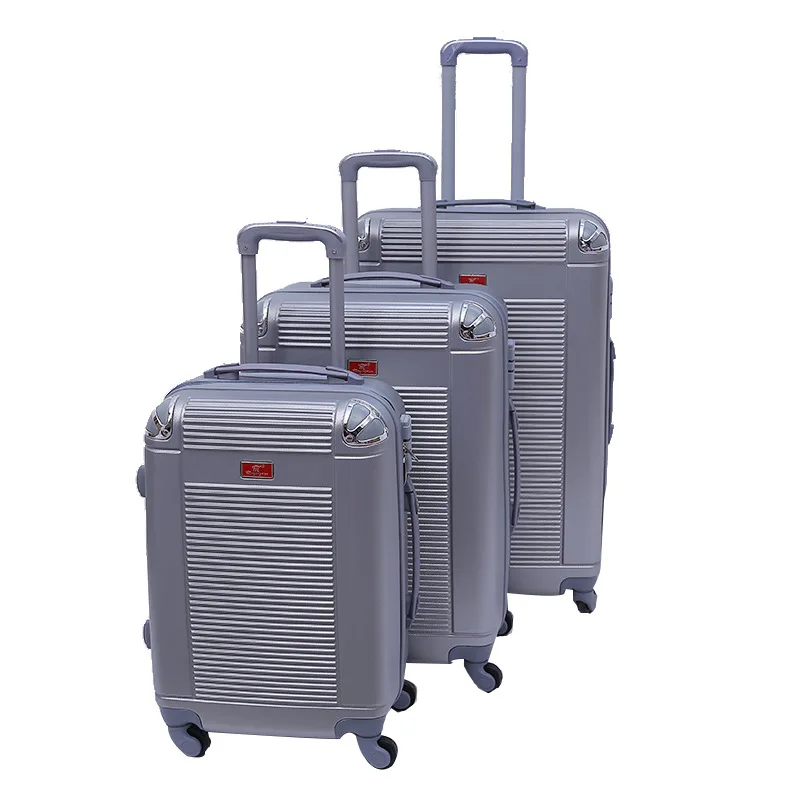 
European Hot Sale 3 Piece ABS Travelling Luggage Set 