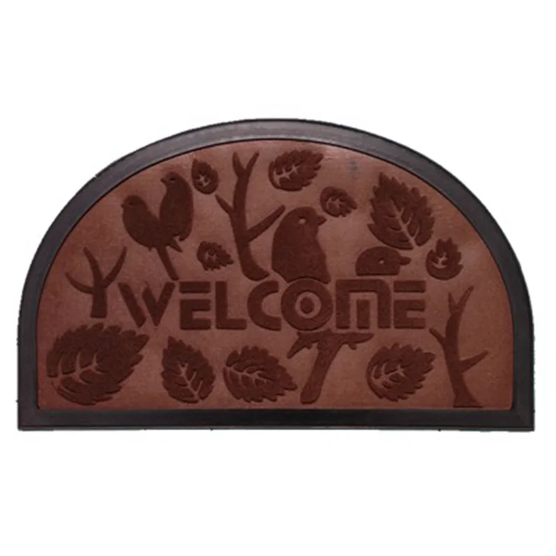 Hot Sales Rubber Door Mat Embossed Non Slip Door Mat