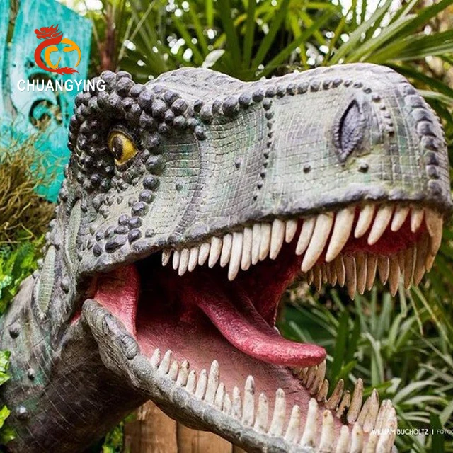 2018 Hot Sale Fiberglass Dinosaur Head For Sale