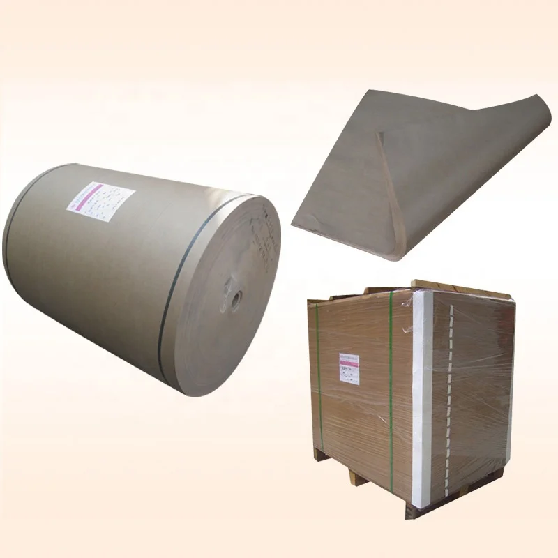 
250gsm recycled brown high quality test liner paper for making carton box 