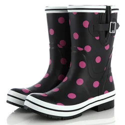 Chinese Supplier Cheap Price Wellies  Colorful Upper Rubber Boots Waterproof boots