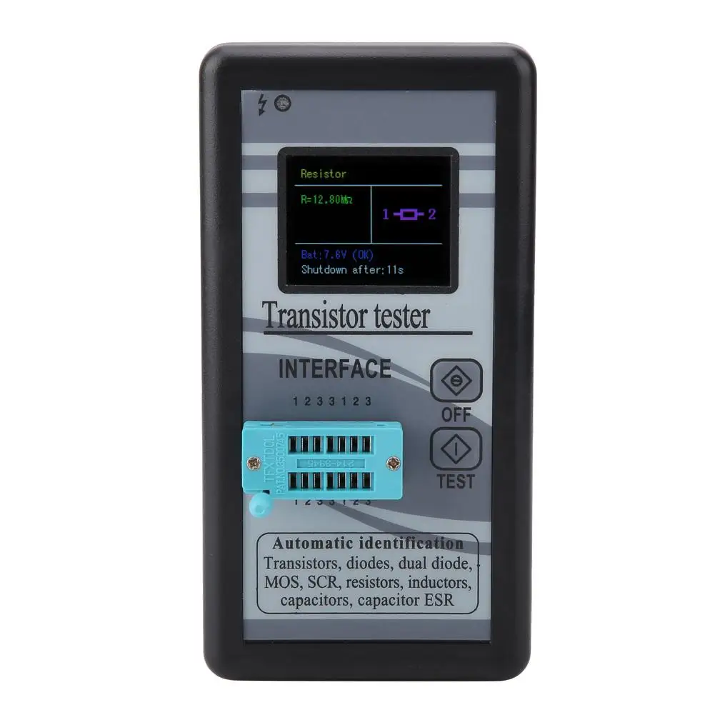 
XDDZ M328 Color screen Display Digital Resistance Inductance Capacitance Meter Multi functional Transistor Tester 