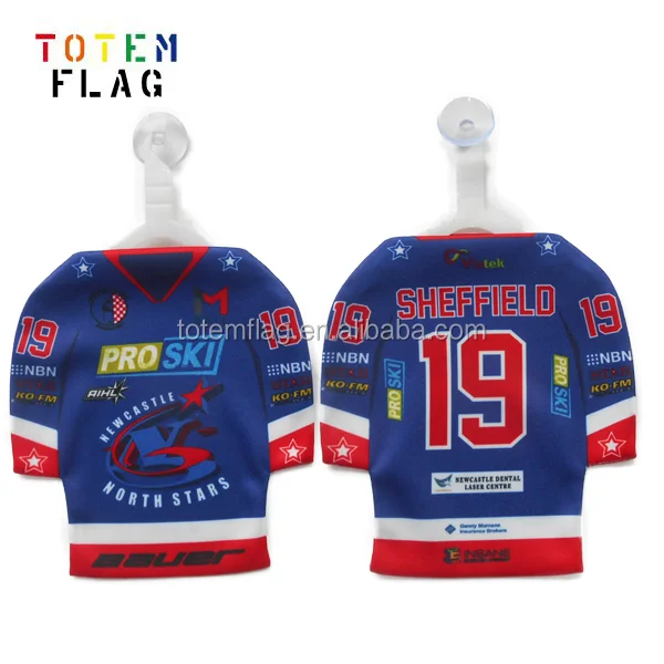 Cheap Custom Team Sport Wear Mini Ice Hockey Jersey for Souvenir