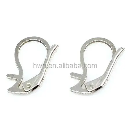 H911 Мода 925 чистого серебра серьги рычаг падение плоских проволочных поясов