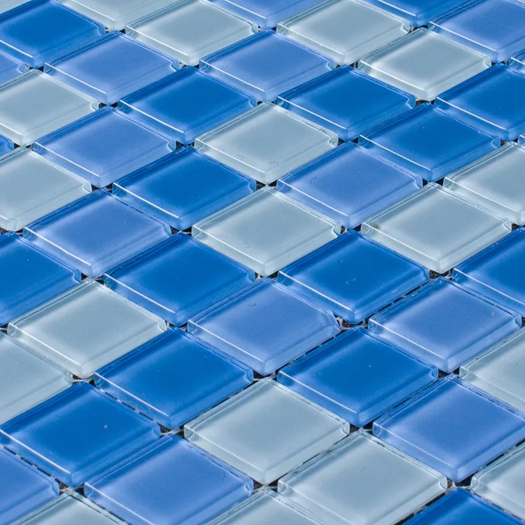 Foshan New Design 25x25 Building Materials Glass Mosaic Tile