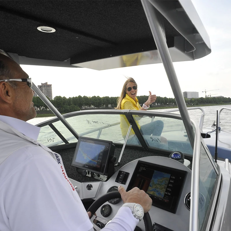 GOSPEL 24.5ft CE approved inshore aluminum center cabin hardtop boat for fishing