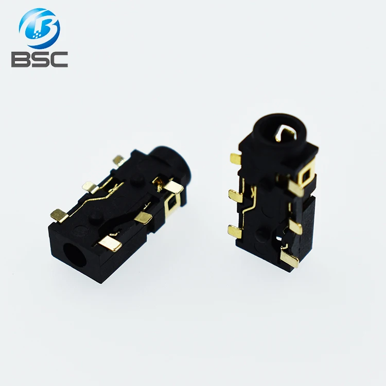 
Wholesale 6pin 2.5mm earPhone Jack SMT connector Made in China 