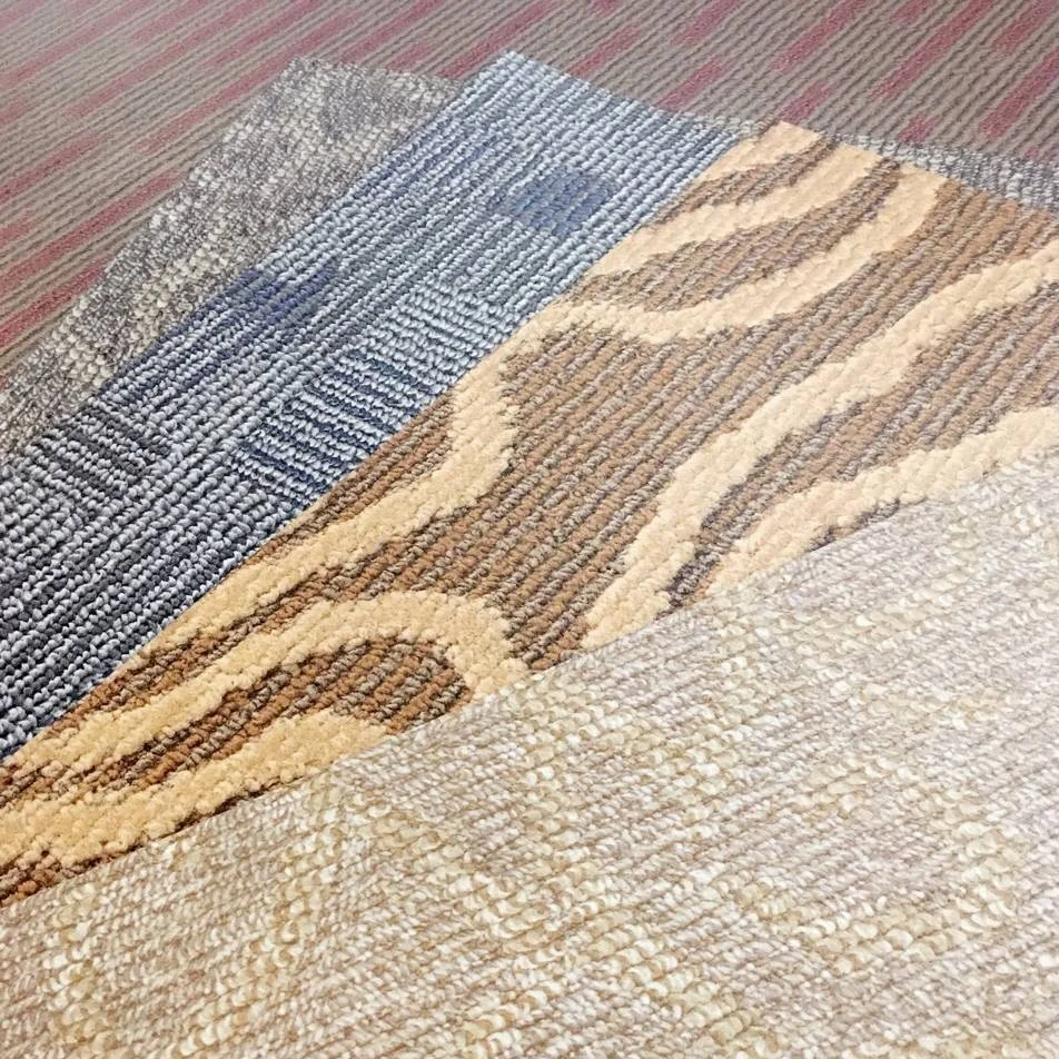 Self-Adhesive PVC Vinyl Floor Tiles / PVC Vinyl Flooring with Sticker