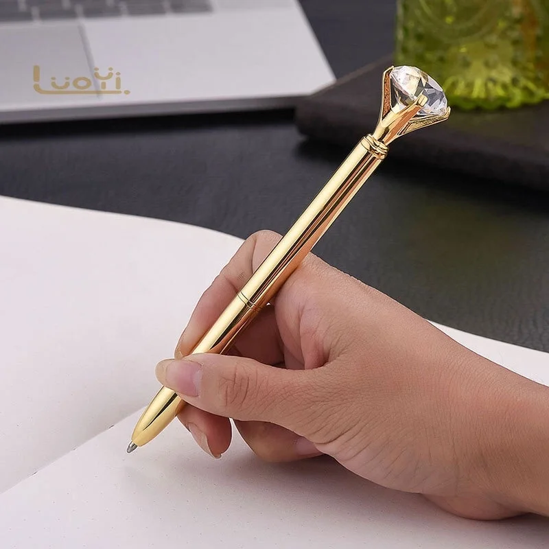 High quality big diamond ball pen crystal ball pen for gift promotion