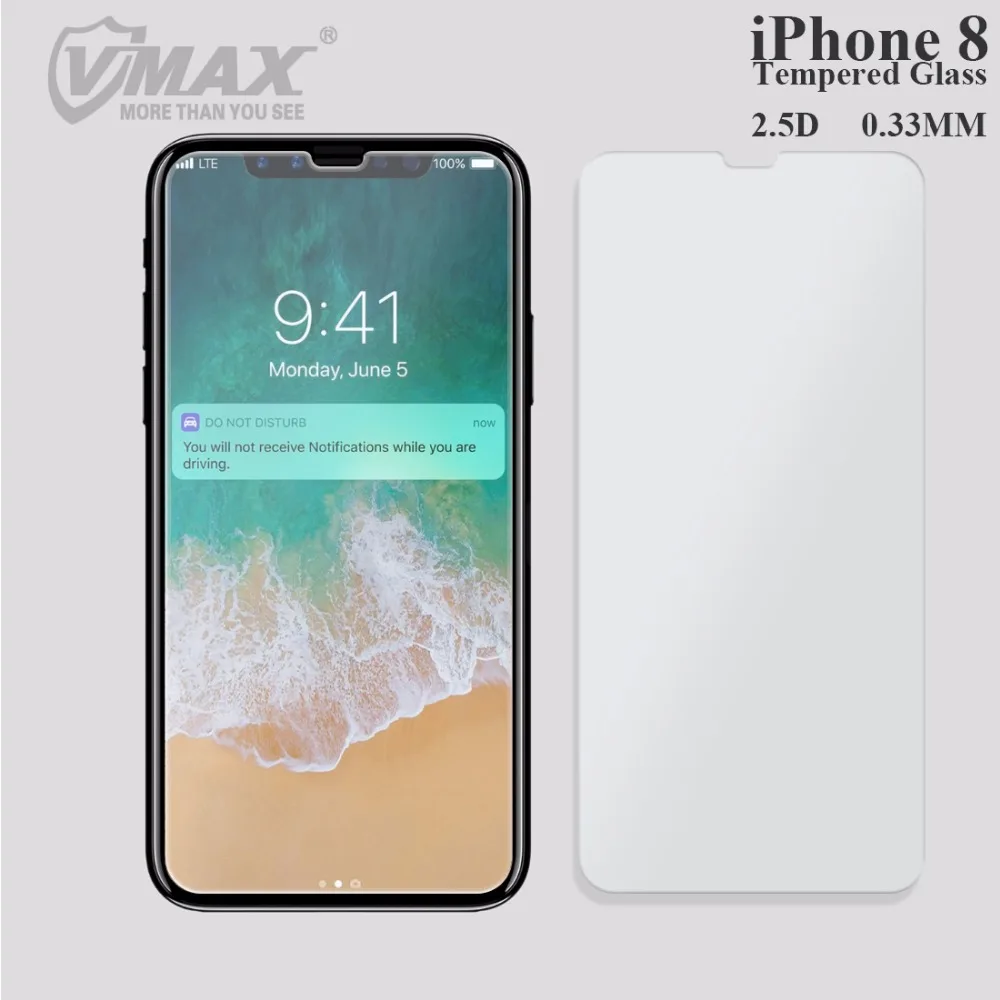 아이폰 8 강화 유리 0.33 미리메터 9 H 프리미엄 강화 유리 화면 보호기 안티 푸른 빛 화면 보호기