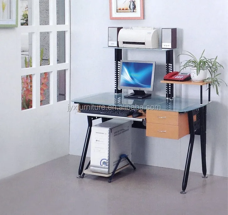 glass table glass desk move table move desk cheapest office glass tablet metal wooden desk promotion table particle board frame