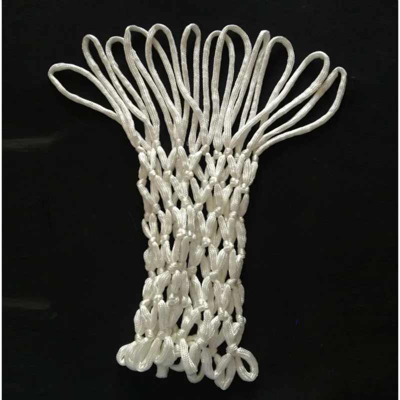 Upgrade Your Game With High-Quality Custom Braided White Basketball Net Durable and Stylish