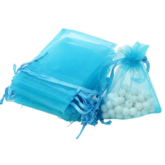 Мешки из органзы 7x9 см, свадебные мешочки, сумки для упаковки ювелирных изделий, Хороший подарочный пакет