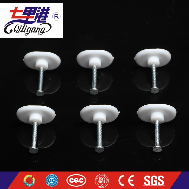 Qiligang Brand quality round type concrete adhesive cable clip