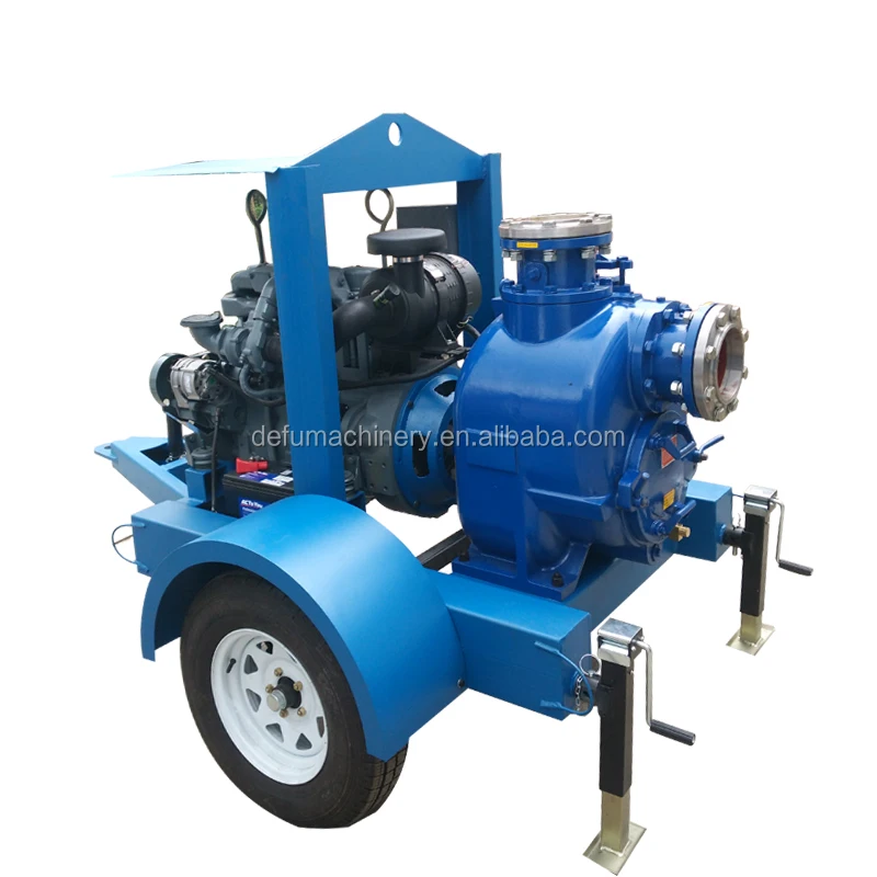 6 inch farm irrigation movable diesel water pump prices