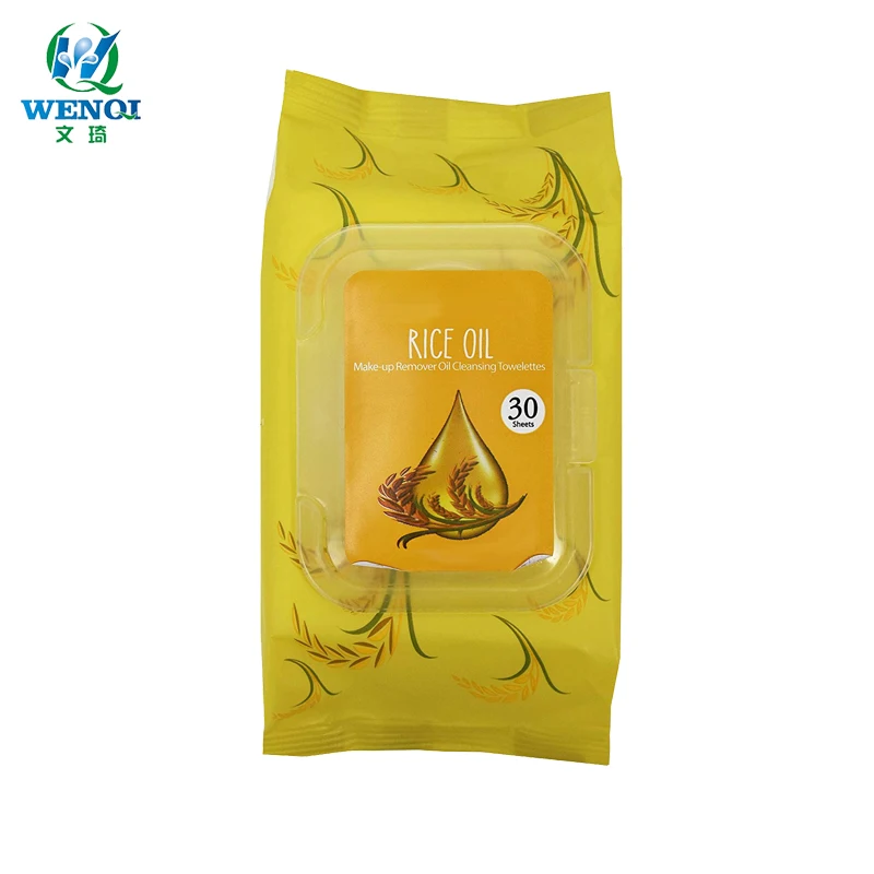 Make-up remover coconut oil cleansing towelettes