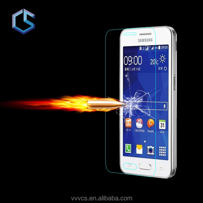 Alibaba high quanlity 9H 0.33mm tempered glass screen protector for Samsung G350E