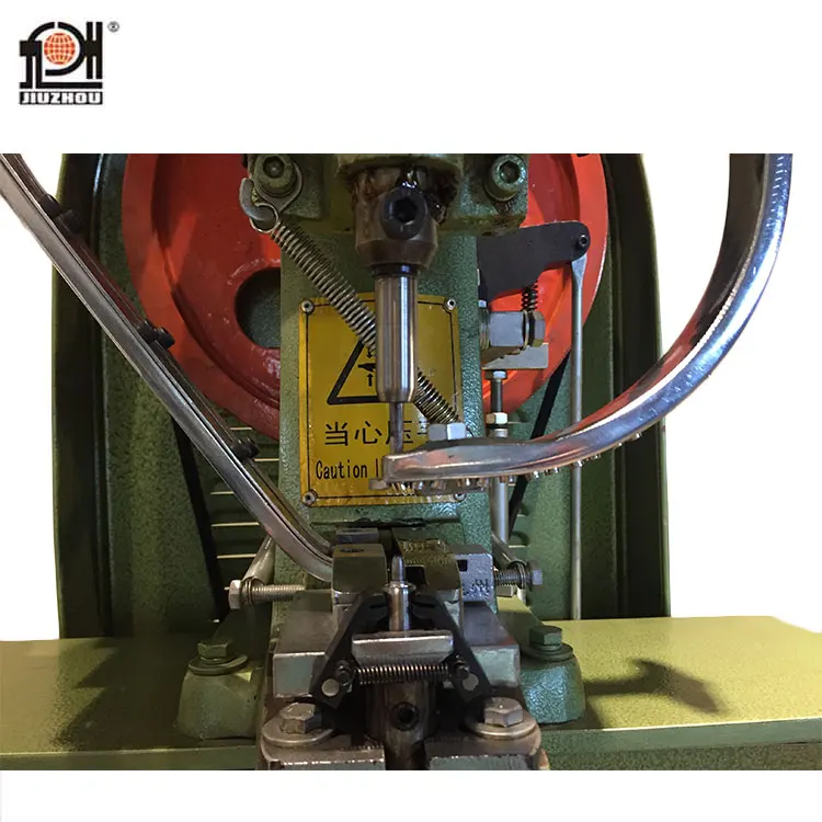 Shoe Making Machine Fully Automatic Grommet / Eyelet Machine For Shoe Upper