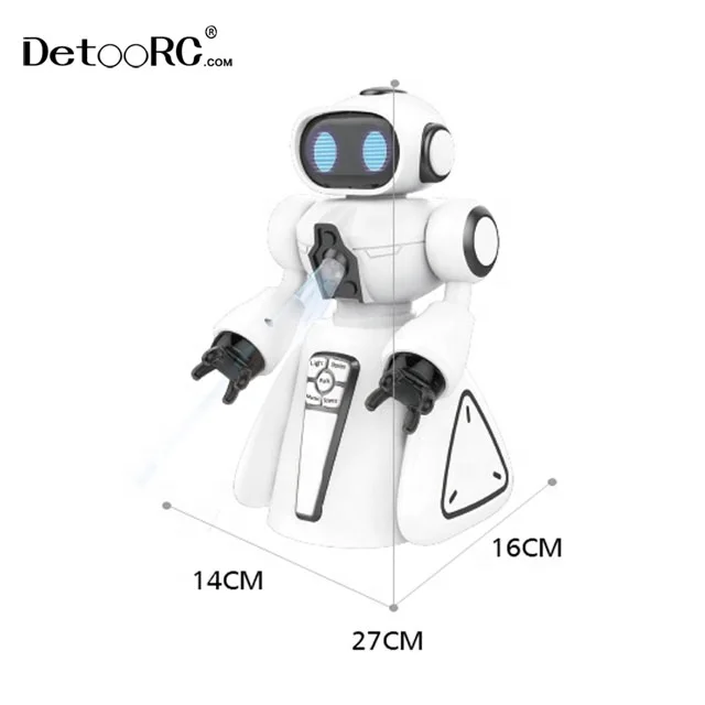 Detoo children cleaning robotic toys dancing and singing robots model vacuum robot toy kids