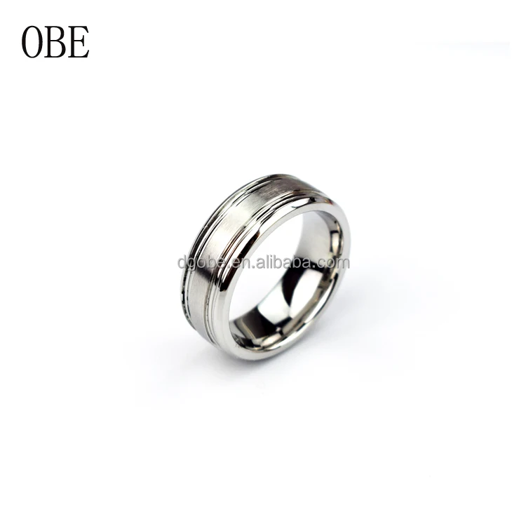 OBE jewelry Wholesale Fashion man tungsten ring Jewelry Big Size Black Tungsten Ring