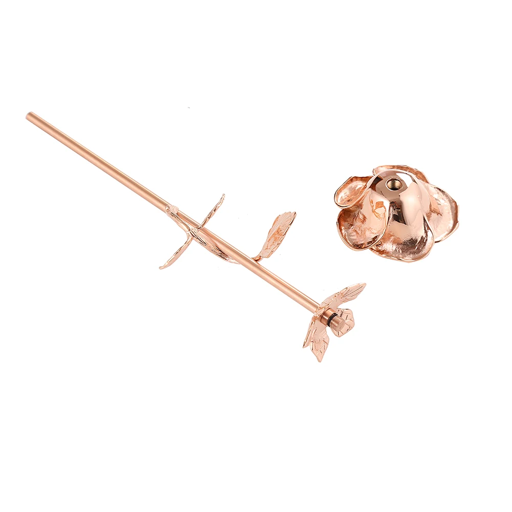 Stainless Steel Rose shape Memorial Locket Jewelry Urn