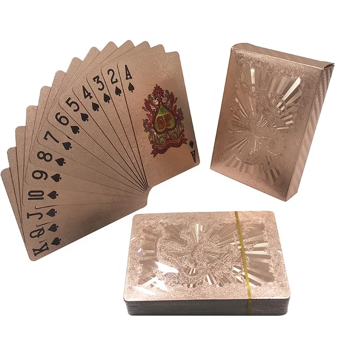 GS-18055 New High Quality Custom PET Playing Poker Cards For Promotional