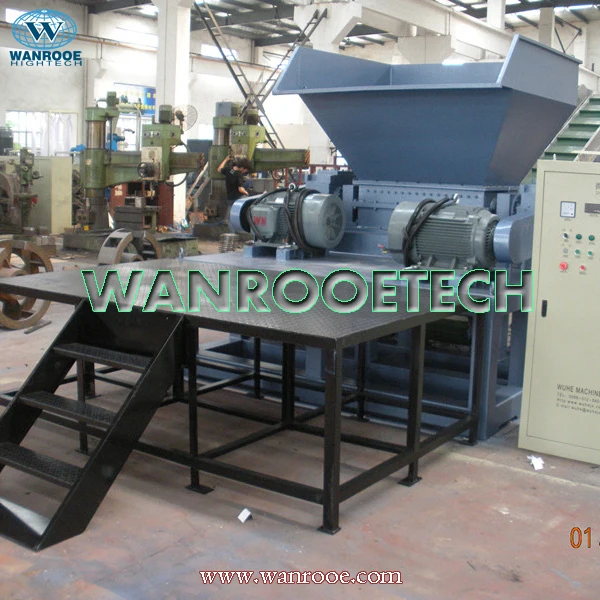 Baskets scrap double single-shaft shredder