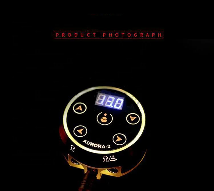 I Tattoo Supply 2019 Tot Selling Touch screen Digital  Aluminium  Tattoo Power Supply Aurora 2 Cartridge Tattoo Machine