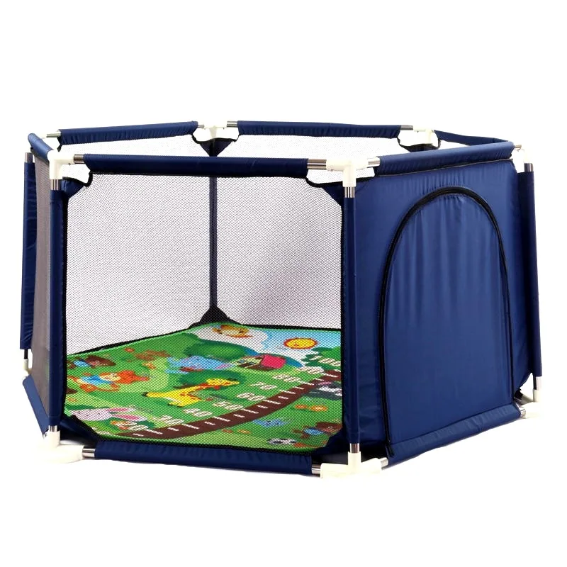 baby playpens for baby safety folding portable mesh fabric for baby playpen